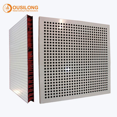 Fireproof Interior Wall Aluminum Honeycomb Panel Aluminium Architectural Tiles Tegular